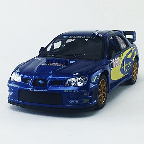 Miniatura Kinsmart Subaru Impreza WRC 1:36 Azul miniatura 1