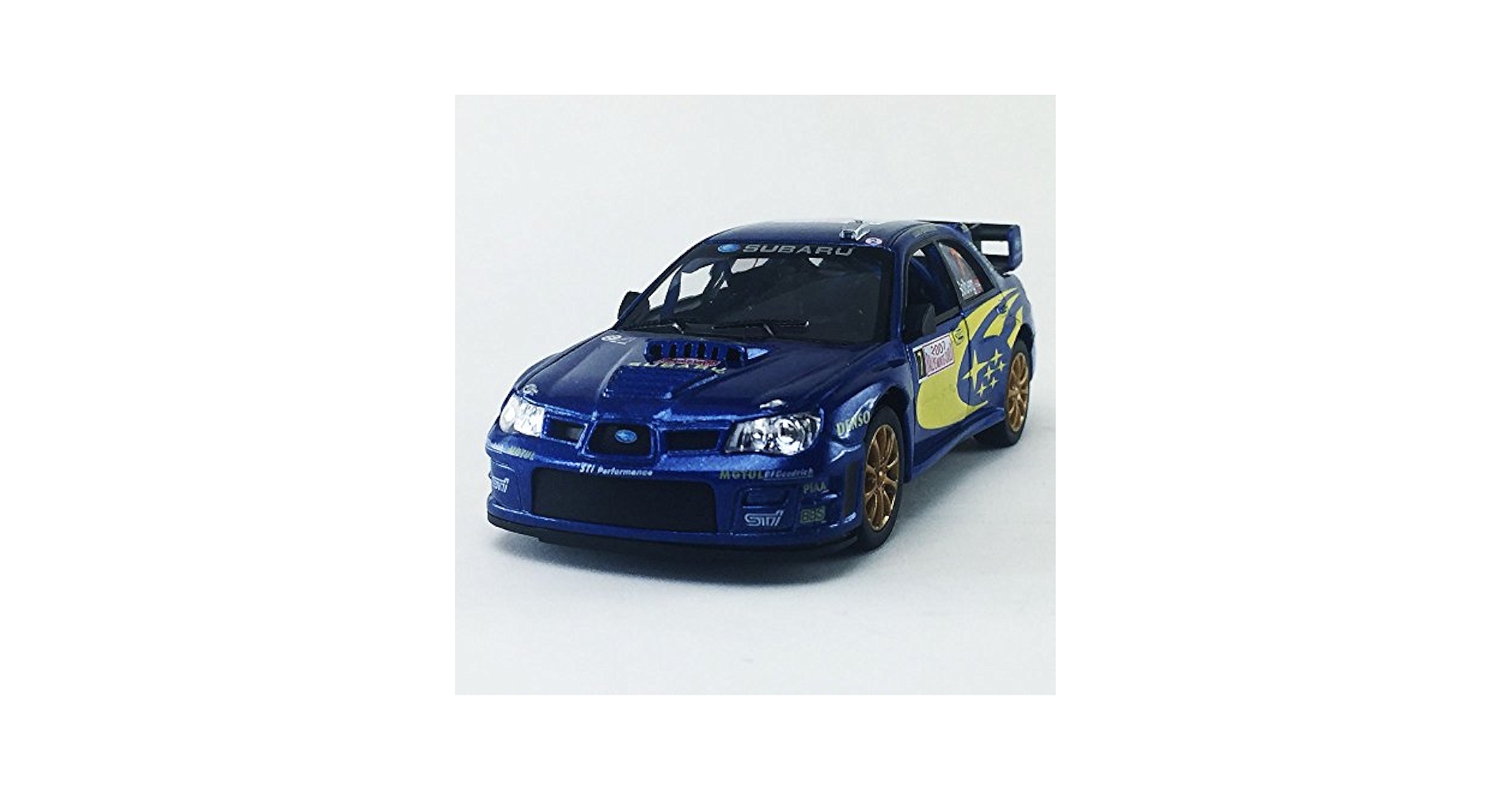Amazon.com: Kinsmart 2007 Subaru Impreza WRC #7, Blue Color