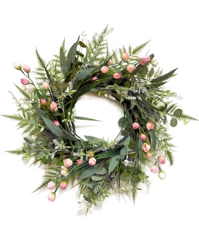 Gioyonil Grüner Kränzchen, 60cm Künstliche Pfingstrosenblüte...