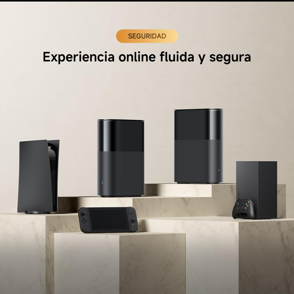 Router WiFi7 BE3600 - Puerto 2.5G, Mesh WiFi, BLE, Conexión Multi-Dispositivo con Baja Latencia
