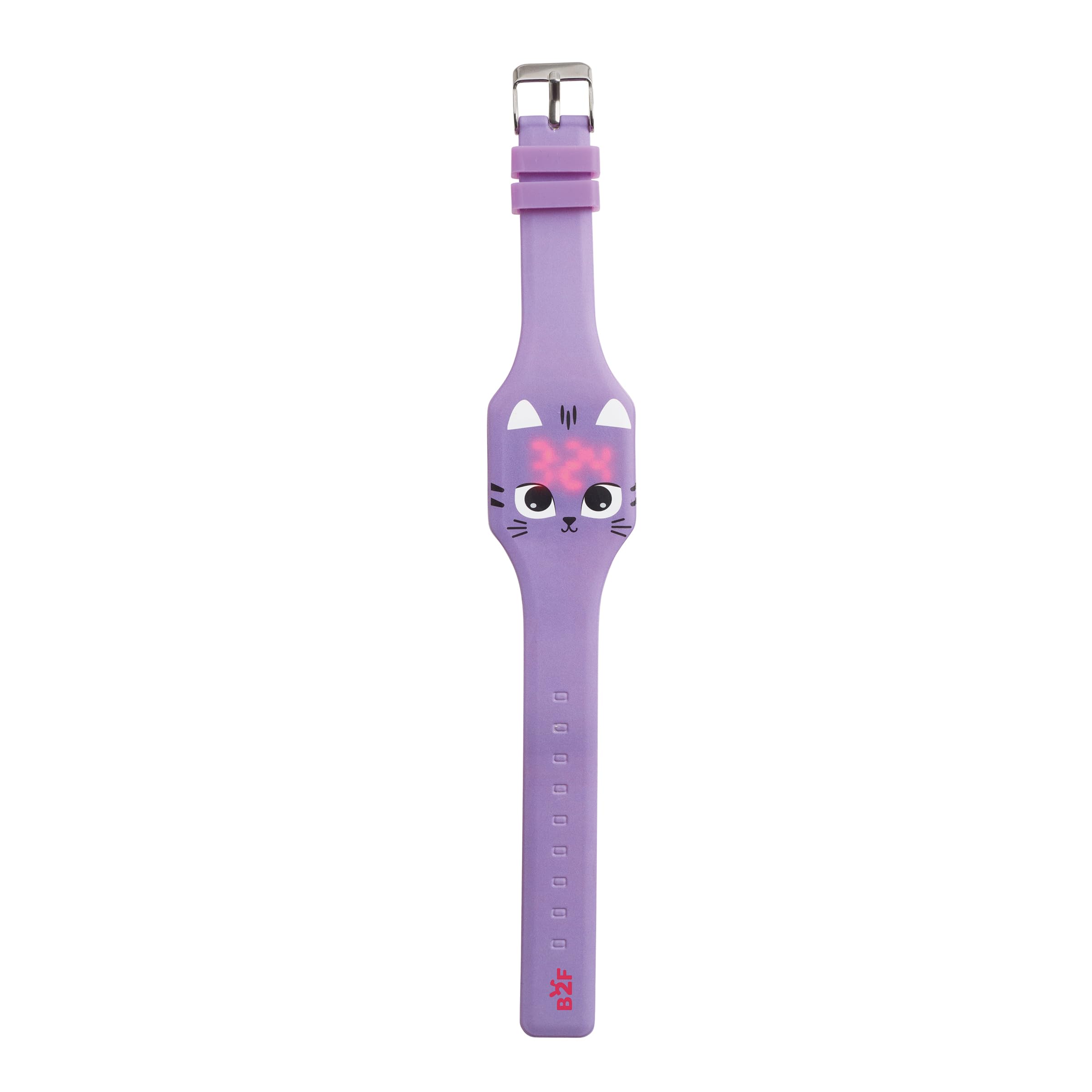 Back2Fun Reloj Infantil Digital Pantalla Led Táctil 12 Horas Pila Incluida Correa Silicona 32x225x5 mm