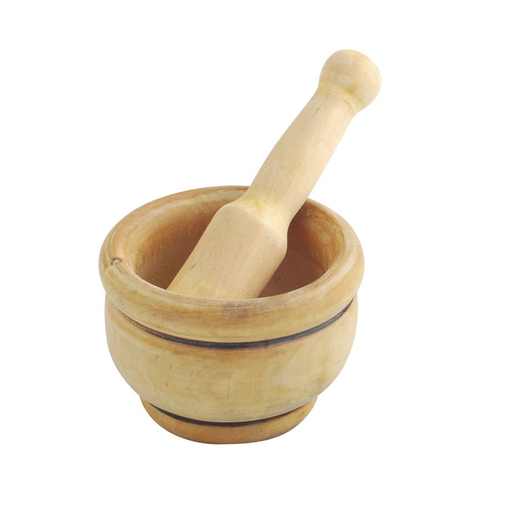 Metaltex Mortero 12 cm Madera