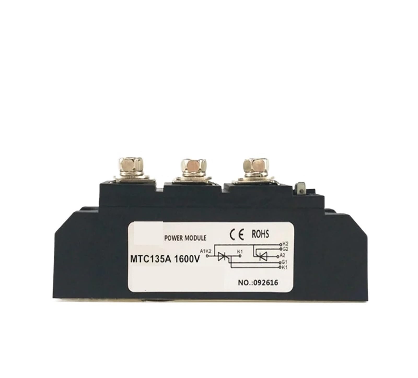 Módulo de tiristor de 1600V MTC135-16 de alta tensión para rectificadores