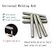 6 Pieces Low Temperature Universal Welding Rods,Metal Welding Arc Equipment, Easy Melt Aluminum Rods,Arc Welding Equipment and Accessories for Stainless Steel Iron, Beginner and Pro