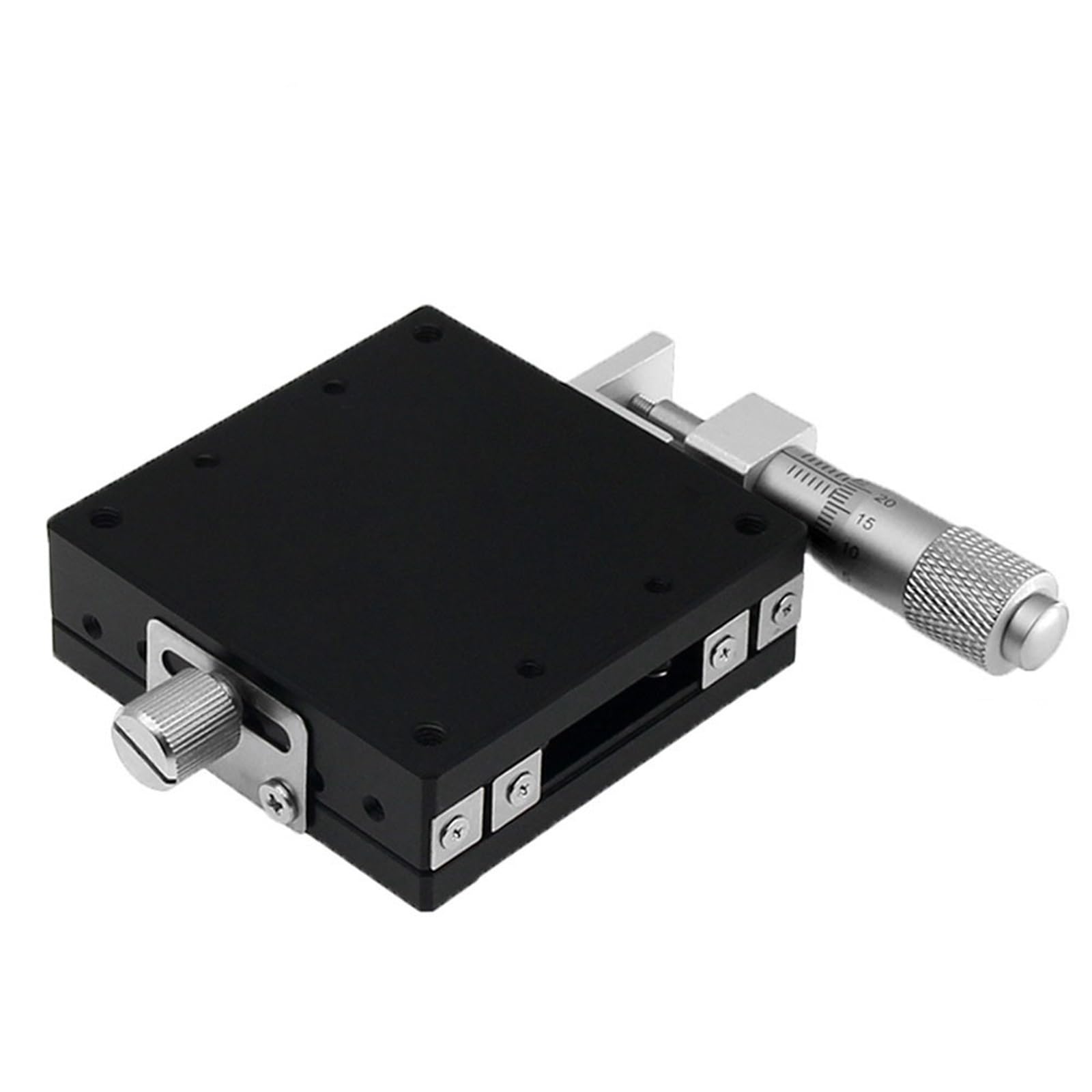 KGLHJDY Right Steel Ball Guide Micrometer Displacement Platform Sliding Table X Axis CNC Optical Manual Linear Guide Rail LGX40 LGX60 Component(40mm)