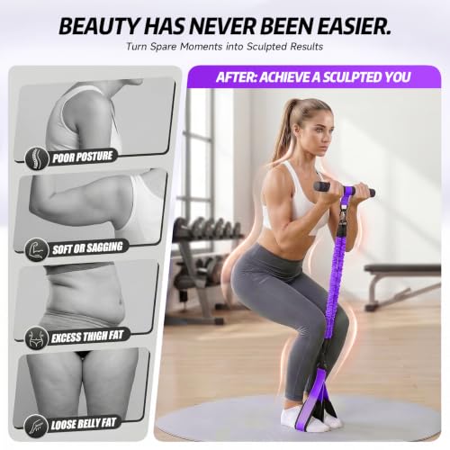Image of Pedal Resistance Band with Handle, 90LBS Adjustable Exercise Band | Full-Body Resistance Exercise,Adjustable 30 /60 /90LB,Portable Equipment,Multiple Colors