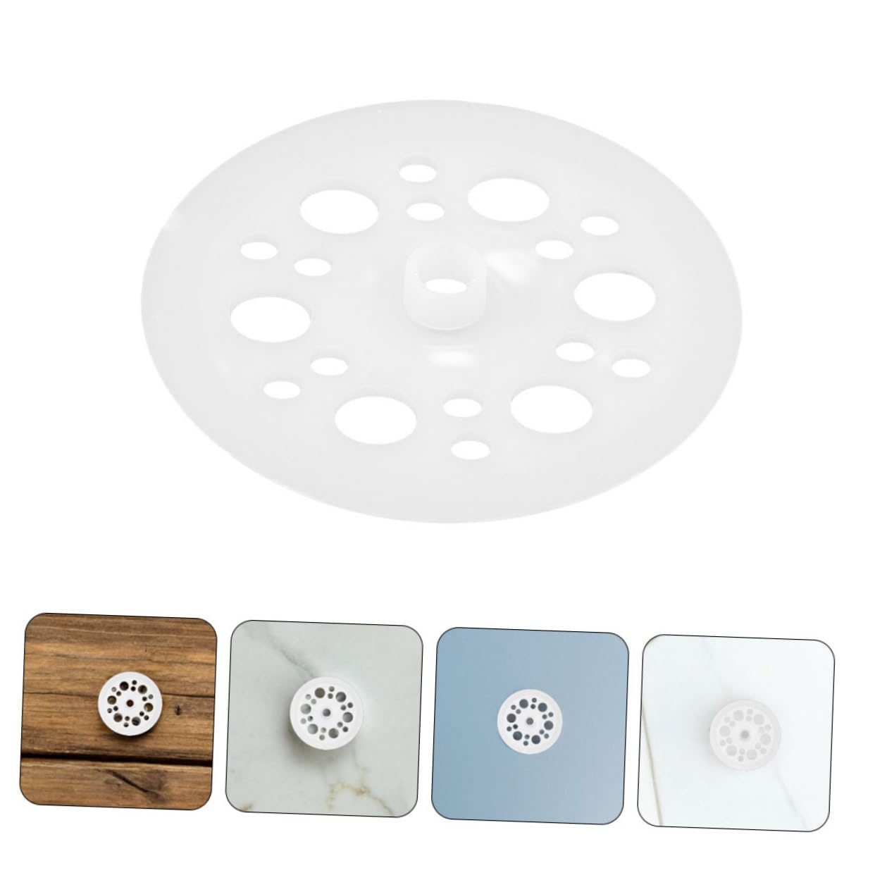 Zerodeko 300pcs Polypropylene Washers for Foam Board Screw Washers for Installation Load Spreading Stability Pack