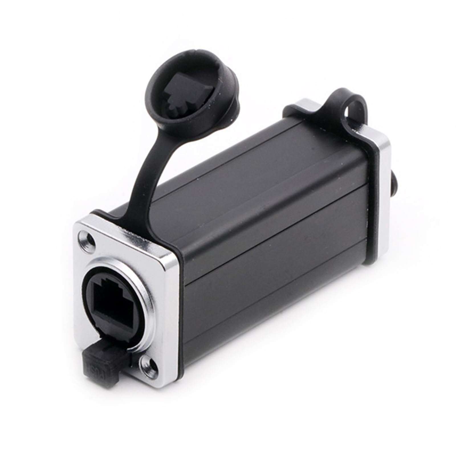 Accoppiatori adattatori diritti di rete da femmina a femmina RJ45 8P8C RJ45 da 10 pezzi (Color : 65mm Plastic)