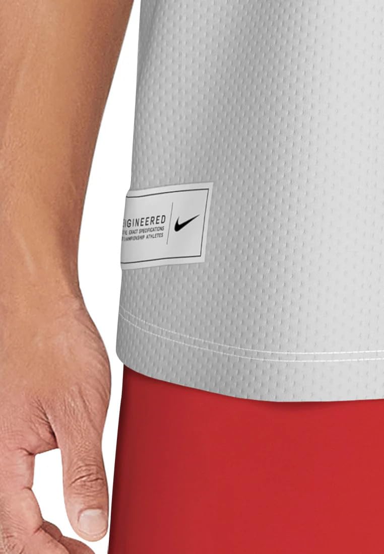 Nike Unisex Nike Swim Mesh Tank Tank Top White Swim Trunks