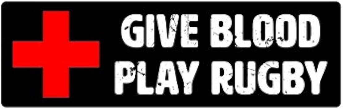 Rugby Sticker Self Adhesive Vinyl Decal Rugby Bumper Sticker Rugger Y