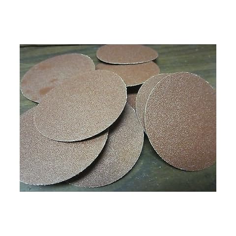 10pc 3" 100 GRIT ROLOC COOKIE DISCS ALUMINUM OXIDE SANDING DISC ROLL LOCK TYPE R Cover