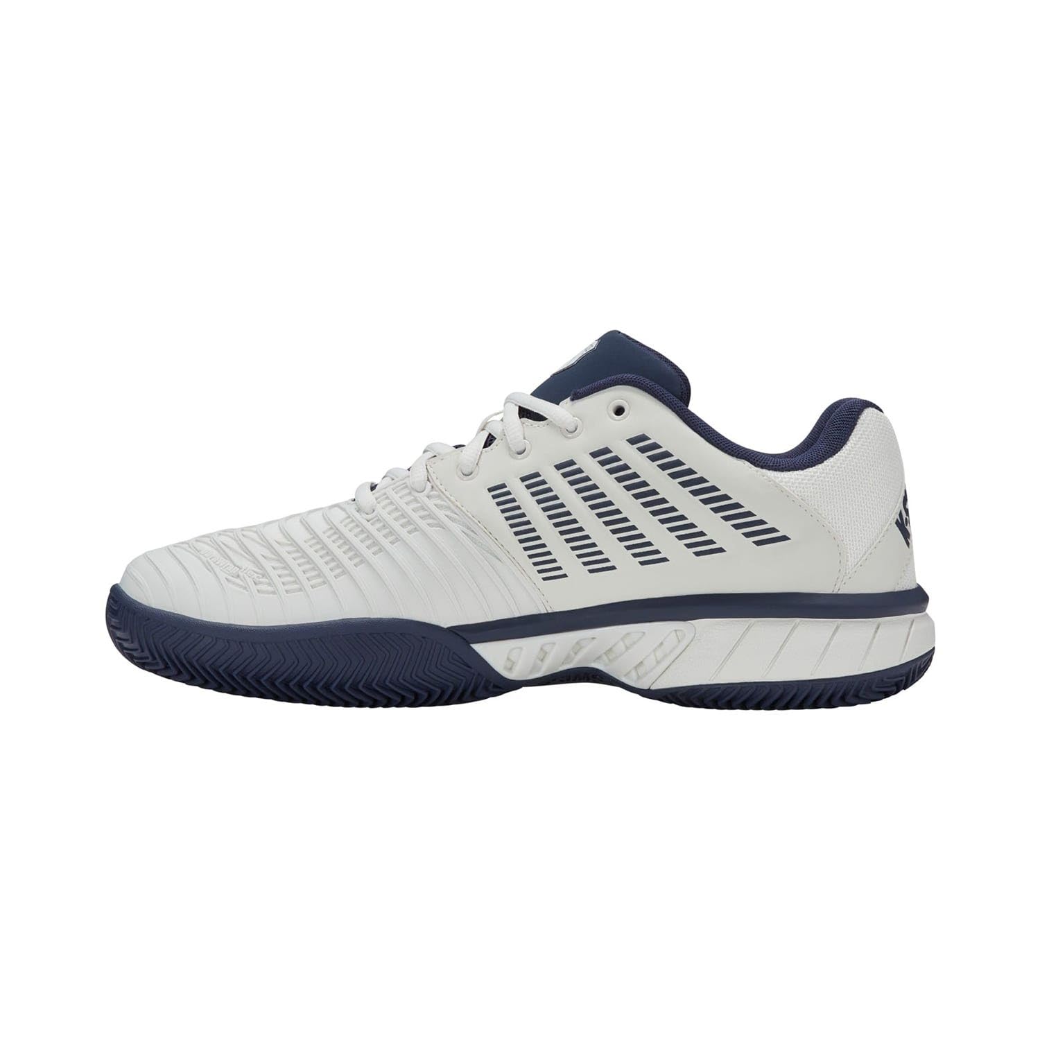K-Swiss Express Light 3 Clay, Scarpe da Tennis Uomo, Accademia Navale Blanc De Blanc, 49 EU