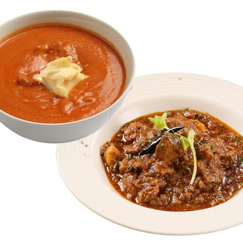 北海道産ポークカレーと北海道産チキンのバターチキンマサラセット(各350g×1人前)[650013]