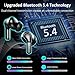 Bluetooth 5.4 Kopfhörer, 50Std 3D-Stereo Kopfhörer Kabellos Bluetooth, Tiefer Bass Wireless Earbuds, 4 ENC Noise Cancelling Mic, USB-C in Ear Ohrhörer, IP-X7 Wasserdicht Headphones Sport Gym Running
