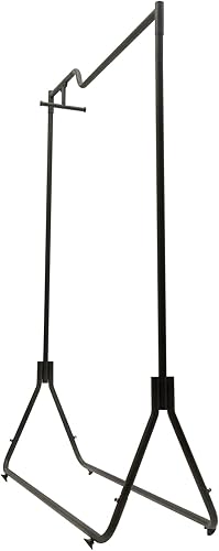 Miniatura 6 de Perchero de ropa de tubería, estantes de ropa resistentes con patas ajustables, estante de exhibición de ropa, perchas de metal para el suelo,