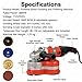 Industrial 2800W Concrete Grinding and Polishing Machine, 3-Head Electric Diamond Grinder with 8” Coverage, 6 Adjustable Speeds, for Professional Concrete, Stone, Marble, and Metal 02