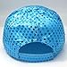 YeeHeen Sequins Baseball Cap Glitter Hat Adjustable Shiny Hip Hop Hat AzureBlue