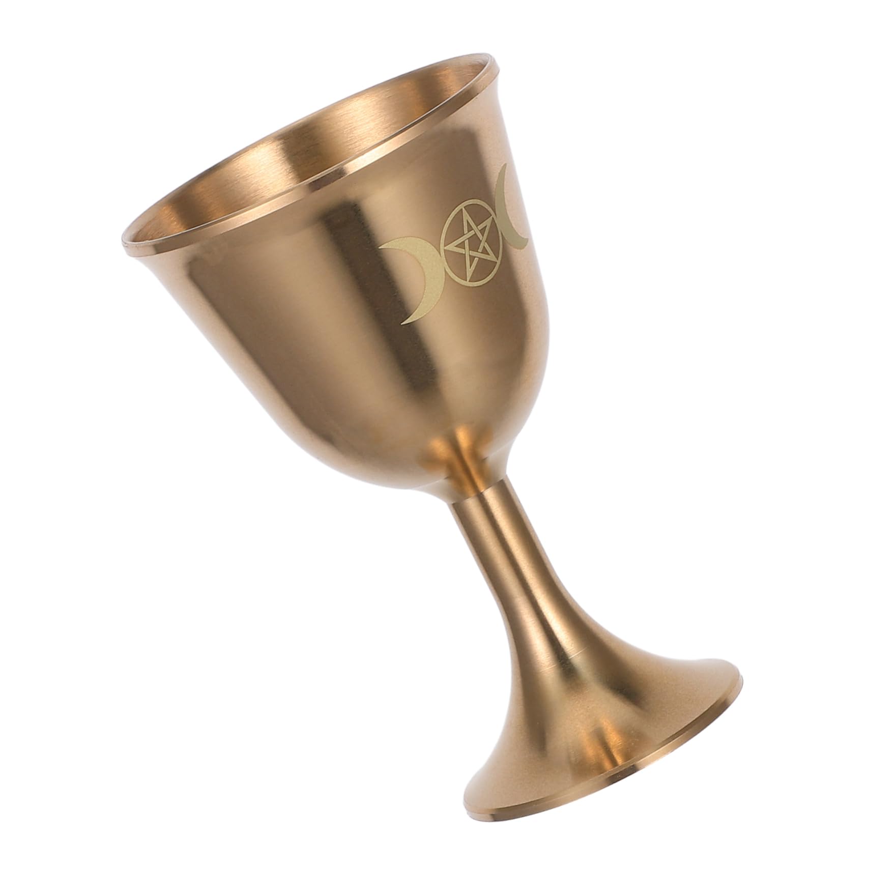 Cabilock 4 Piezas Copa De Latón Elegante Copa Para Bebidas Decoración De Copas Copas De Latón Antiguas Vasos De Cobre Para Beber Decoración De La Taza De Agua Taza Para Beber Cobre Dorado