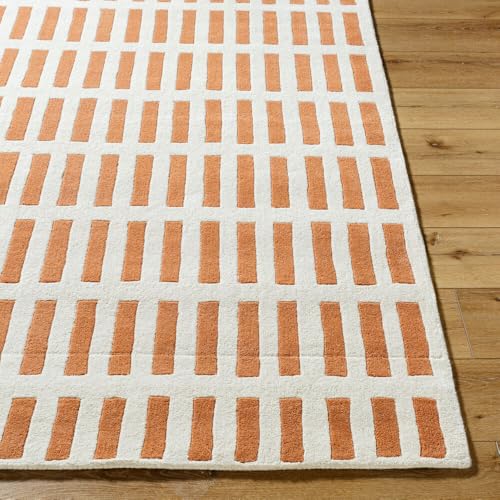 Tapete Moderno Tufted de Lana Hecho a Mano 7x10 miniatura 3