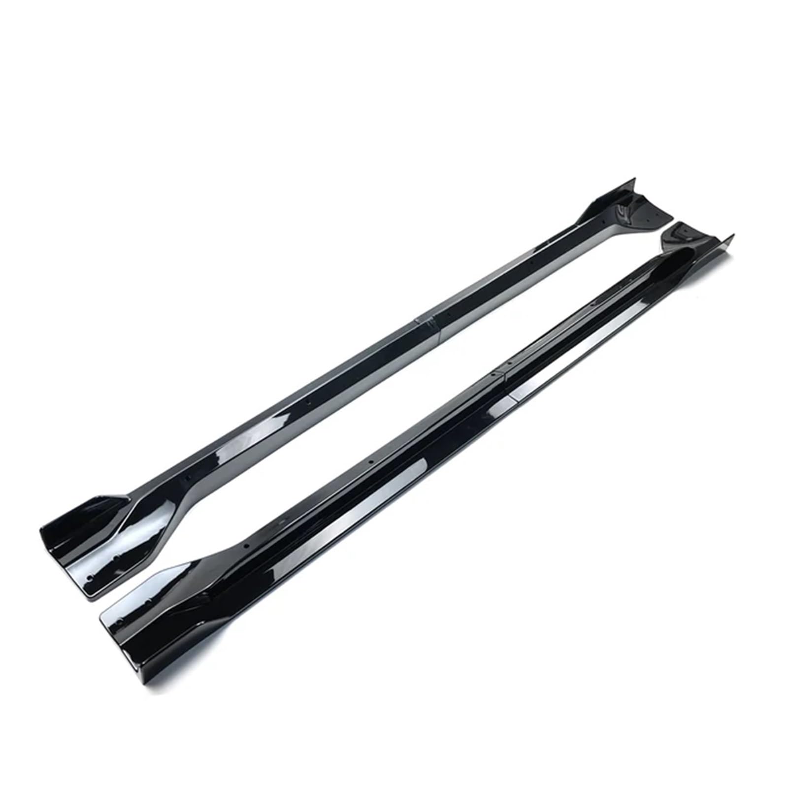 Car Side Skirt Extension Splitter A Pair Compatible for Jeep Grand Cherokee SRT/SRT8/Trackhawk 2012-2021 Plate Lip Bumper Winglet Body Kit(Glossy Black)