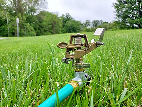 Apt Pulsating Sprinklers With Brass Nozzle For 200 To 6200 Sf Yard, Pack Of (1) #TOP4