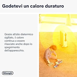 De'Longhi TRRS0715 Radiatore ad Olio Elettrico, 7 Elementi, Meno Consumo Energetico, Calore a Lungo, Manopole Intuitive, per Ambienti fino a 45m³, Silenzioso, 3 livelli di Potenza, 1500 watt, Bianco