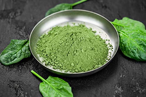 HealthyJourney Superfood - Spinach Powder - 100% Pure - Non-GMO - Pesticide Free - Vegan - Gluten Free - Kosher - Rich in Vitamin C and K - 1 LB