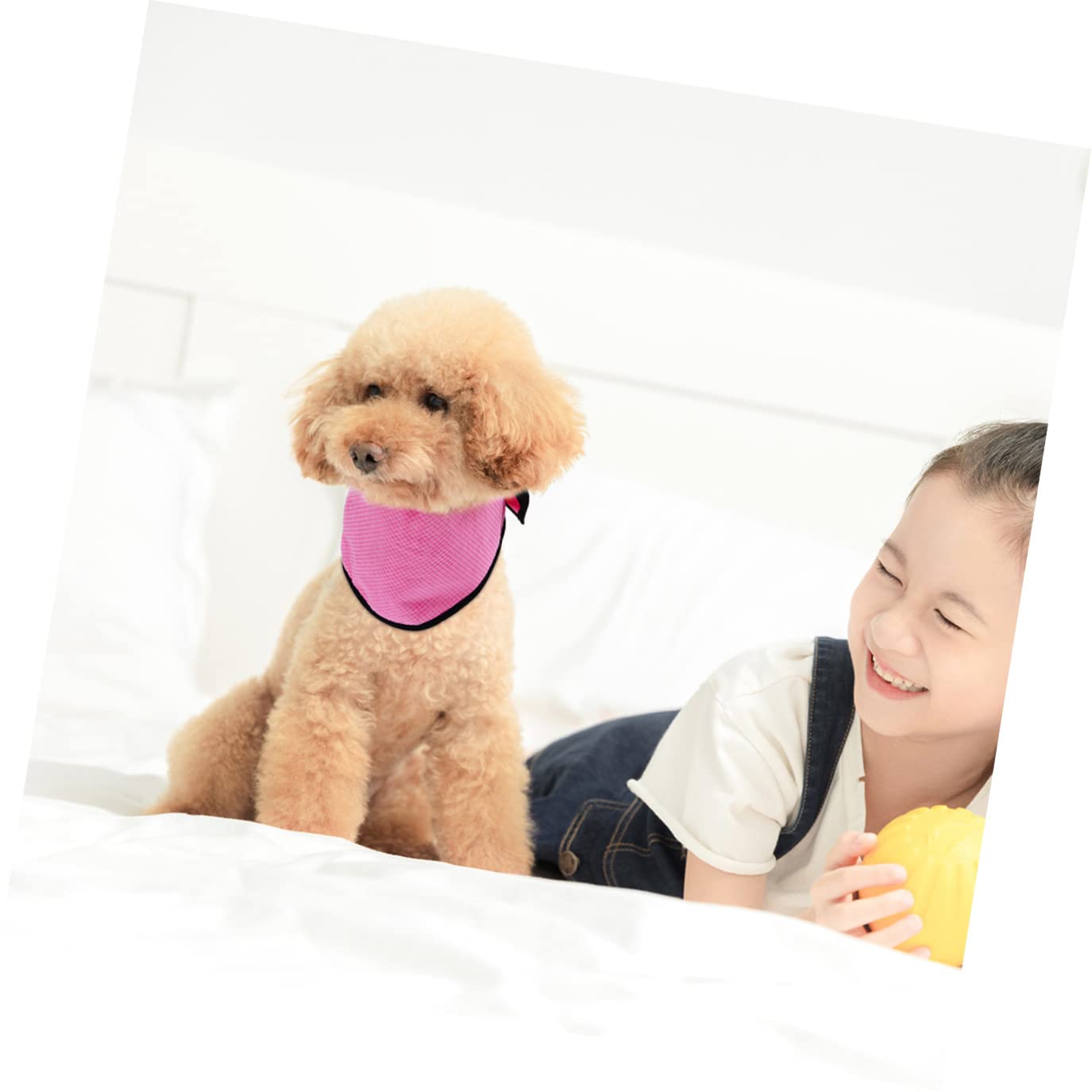 Mipcase 6stücke Hundekühlhalstuch Atmungsaktive Kühlende Schals Für Hunde Im Sommer Für Heiße Tage Aus Kühlendem Für Und Outdoor-aktivitäten