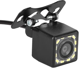 Câmera de visão traseira do carro HD 12 LED visão noturna invertida monitor de estacionamento CCD IP 67 à prova d'água para câmera de inversão veio