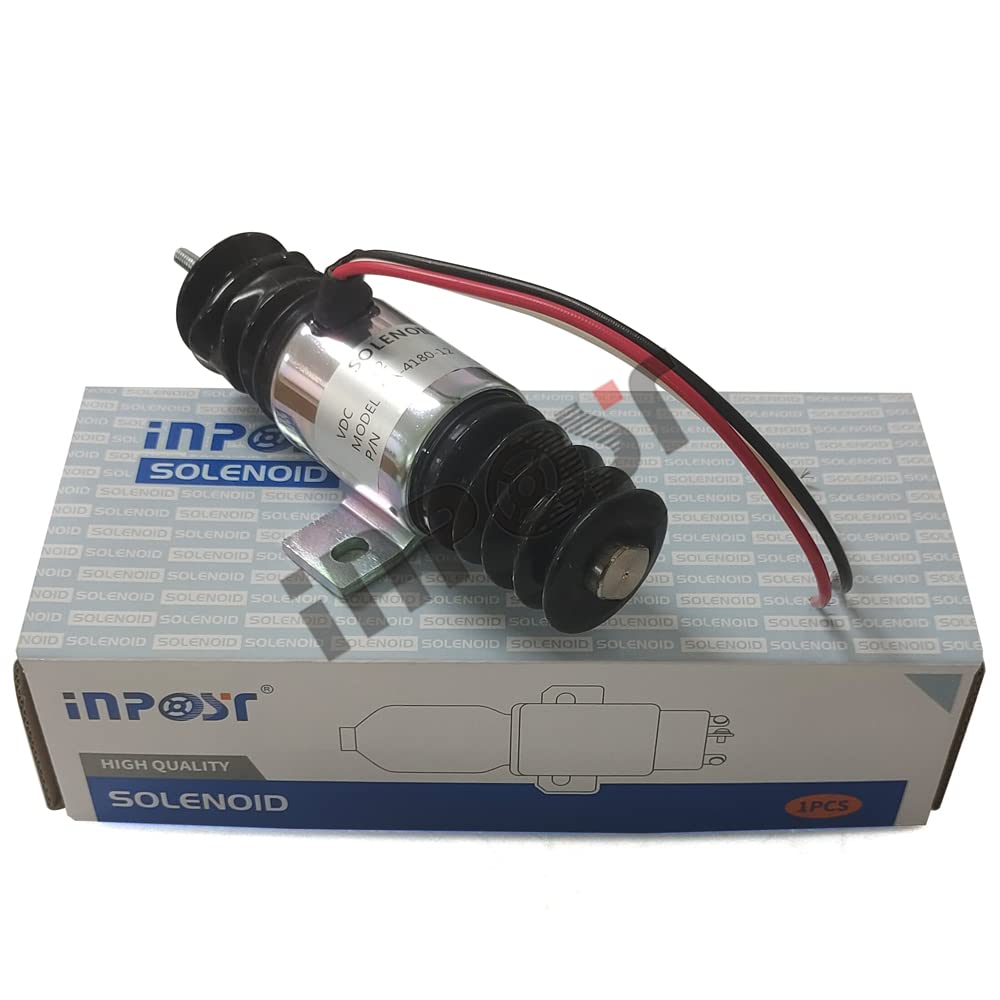 INPOST Solénoïde d'arrêt 12 V SA-4180-12 1756ESDB-12E3ULB2 pour Woodward 3 fils
