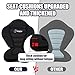Thickened Kayak Seats - Premium Shockproof Seats with Back Support for Kayaking, Canoeing, Fishing, Paddle Boarding - Comfort, Versatility and Extra Storage (Thickened Black, 1 pcs)