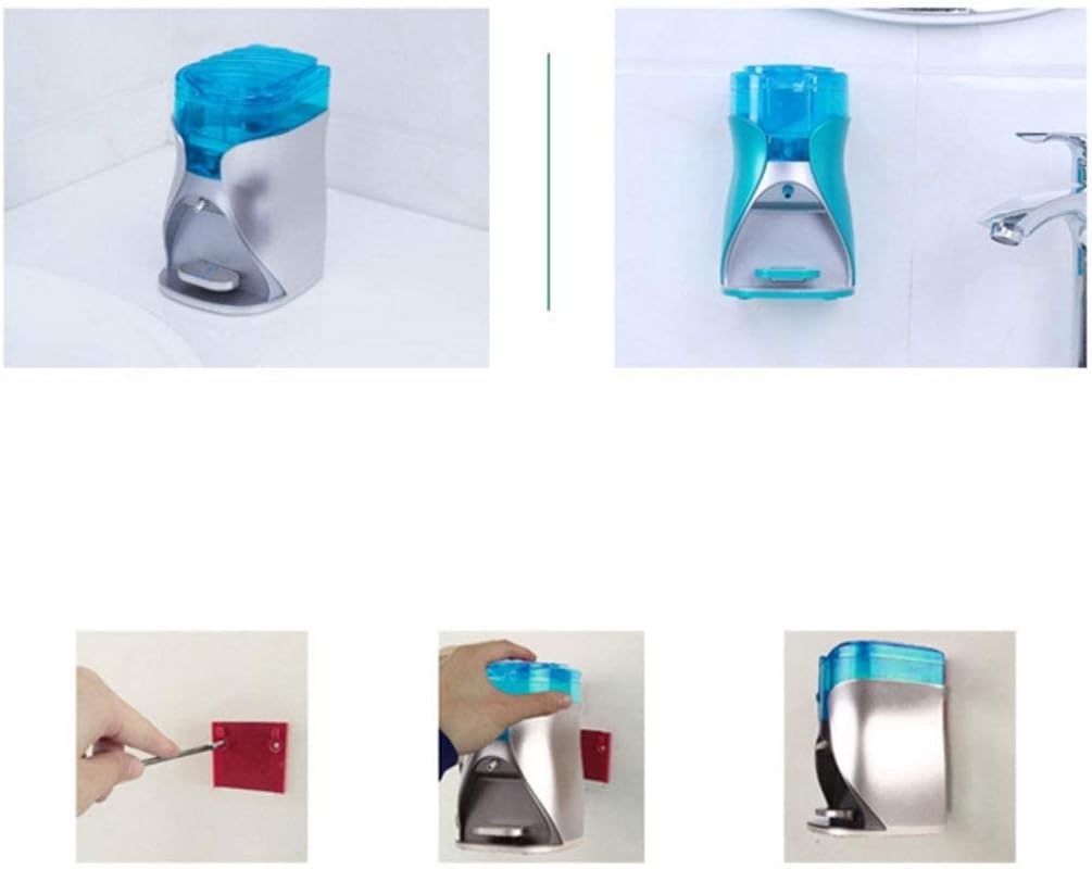 Series Bag-in-Box Push-Style Lotion/Shower Soap Dispenser, White, Dispenser for Series Bag-in-Box 800 ML Soap Refills