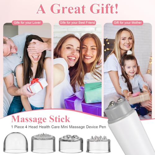 Healifty 4 in 1 Elektrisches GesichtsmassagegeräT Mit Akupressurfunktion Mini Facial Massager FüR Schmerzlinderung Verbesserte Durchblutung… – Ansicht 5