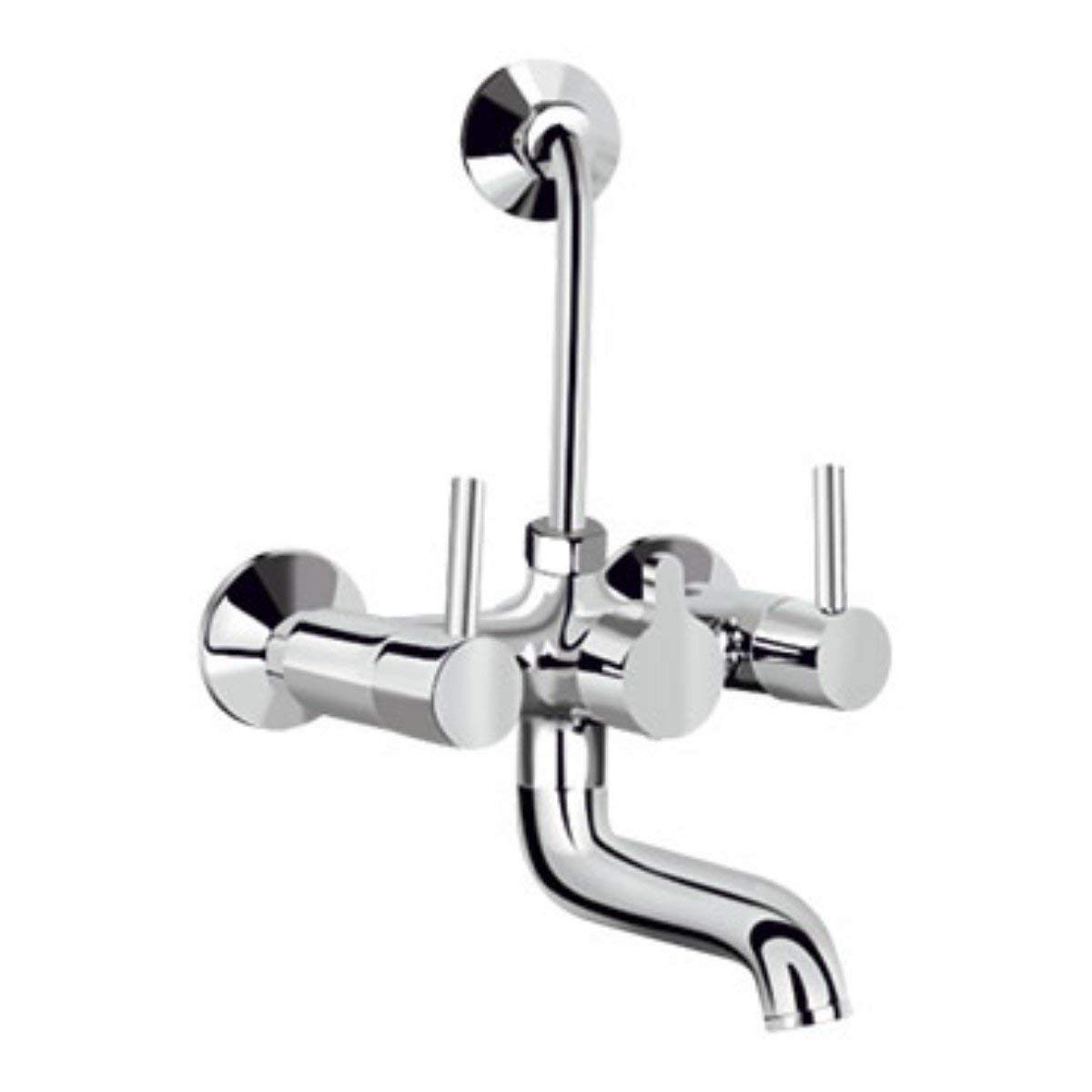 Kerovit Nucleus KB111019 Brass 2 in 1 Wall Mixer with Flange