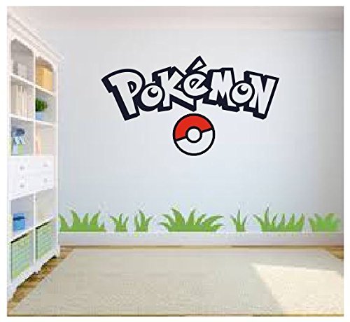 CCG Pokemon Go Wall Art, Pokemon Wall Art, Wall Sticker Decal, Kids Room, Bedroom Wall Art