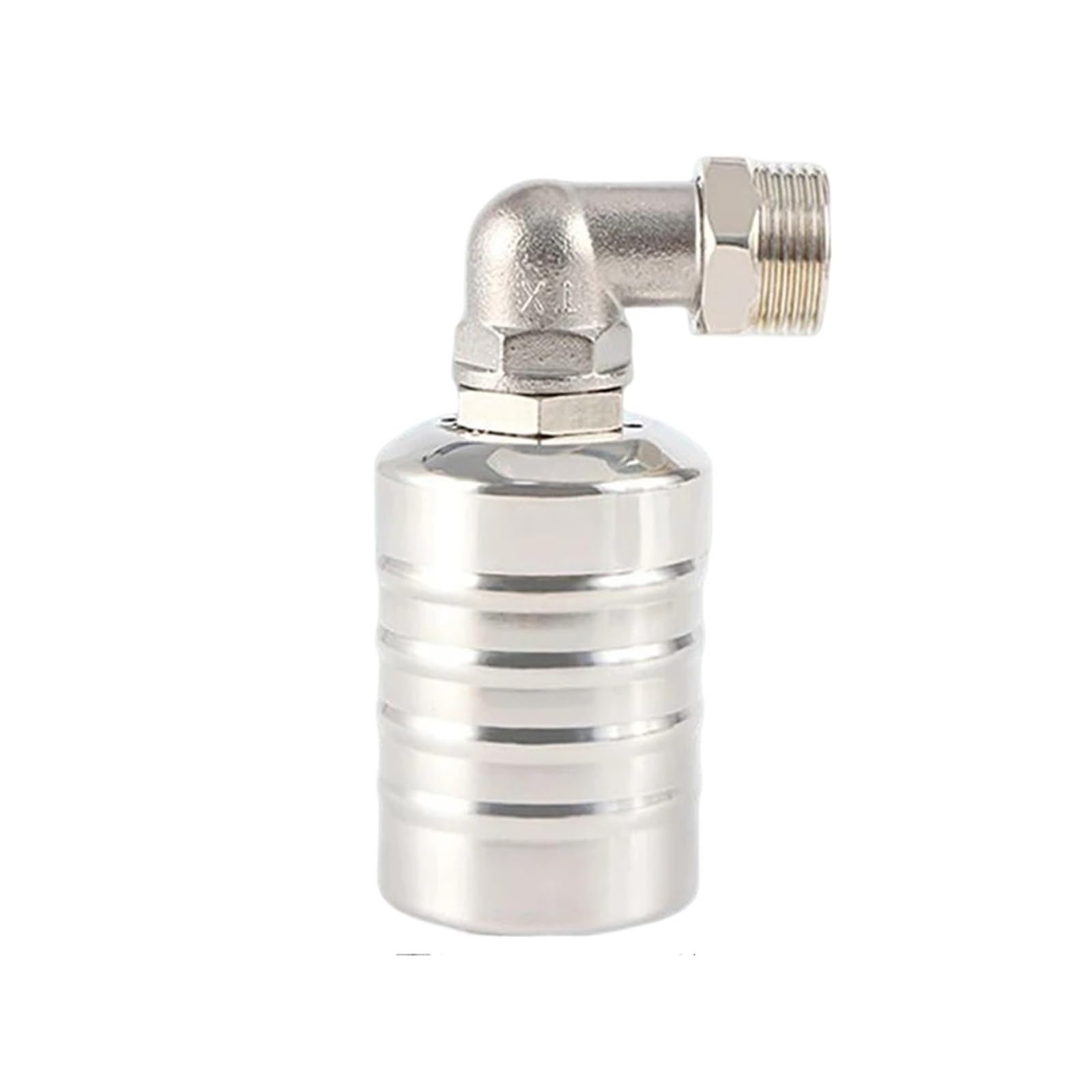 Lxlaeoang 3/4 Stainless Steel Float Valve Water Tank Tower Shutoff Valve Waterproof Stop Refill Controller Corrosion Resistant Kitchen Accessories(",Side Water Inlet)