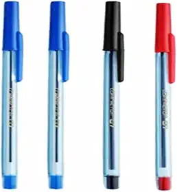 Kit Caneta Esferográfica, Compactor, 599627, 07 ponta fina 4 und