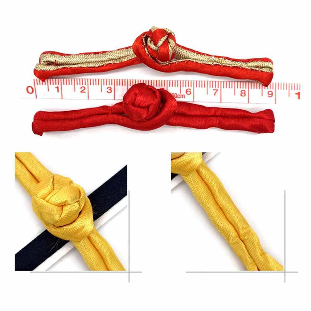 SHTGOI 10 works Chinese Knot Buttons Handmade Closure Buttons Frog Knot for Sewing Buckle Knot Traditional Cheongsam Tang - Image 3