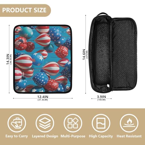 Organizador de herramientas para cabello 2 en 1 con estera térmica miniatura 4
