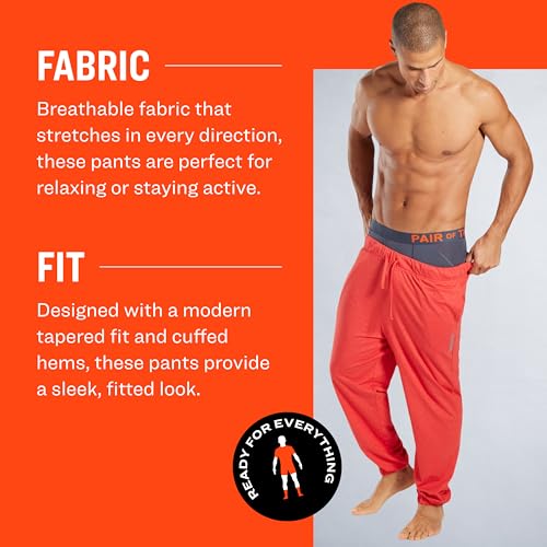 Pair of Thieves Men's RFE Tapered Lounge Pants - Super Soft, Stretchy Joggers with Pockets3