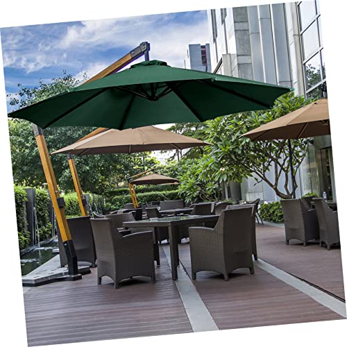 Parasol de jardin extérieur auvent portable polyester léger 3m - 2