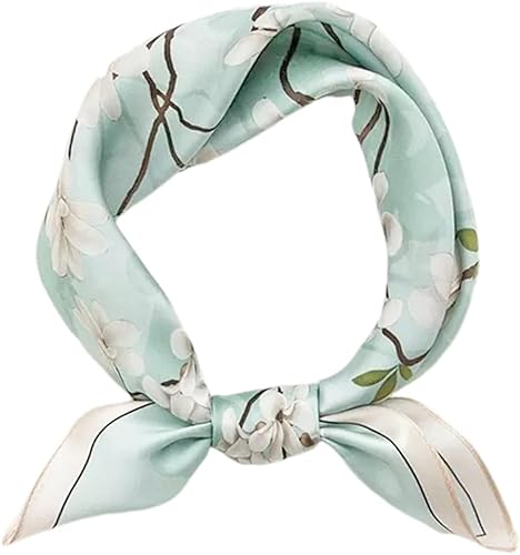 Miniatura 160 de FONYVE - Pañuelo de satén sedoso de tamaño mediano para mujer, cuadrado, 27.5 x 27.5 pulgadas