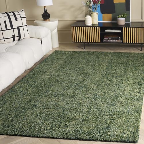 Tapete SAFAVIEH Gabbeh 5' x 8' Verde miniatura 1
