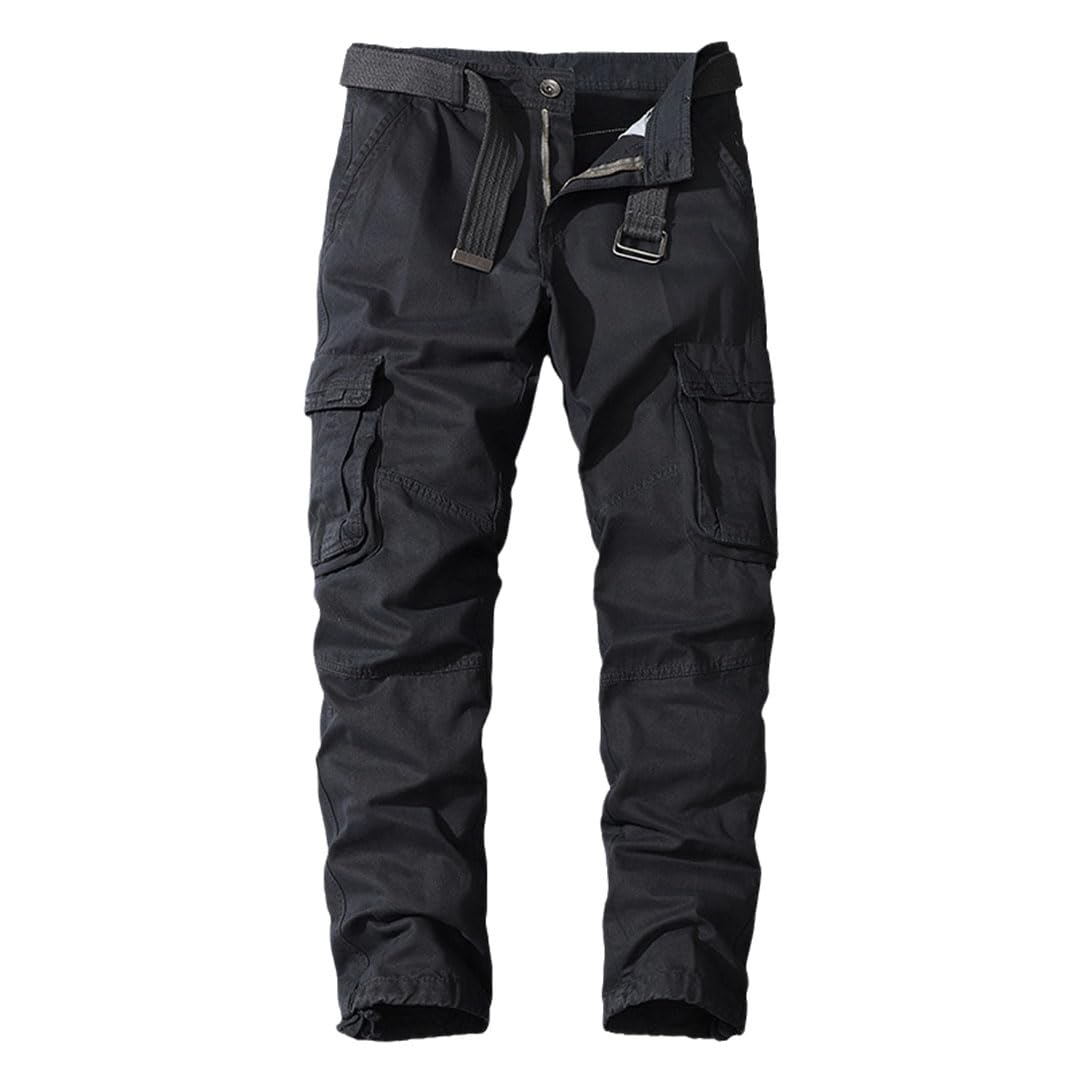 Vogrtcc Pantaloni Cargo da Uomo Pantaloni Cargo Multitasche Militari da Esterno A Figura Intera