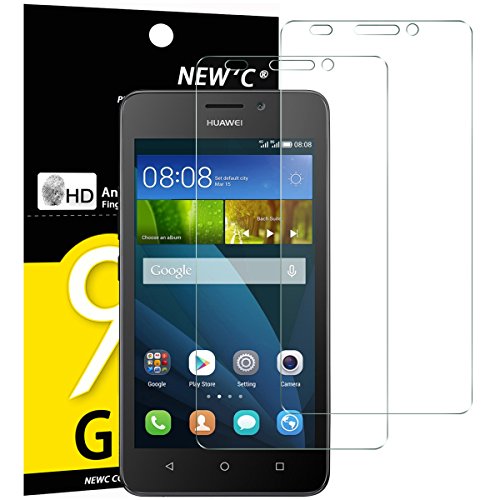 NEW'C 2 Piezas, Protector Pantalla para Huawei Y635, Cristal templado Antiarañazos, Antihuellas,...