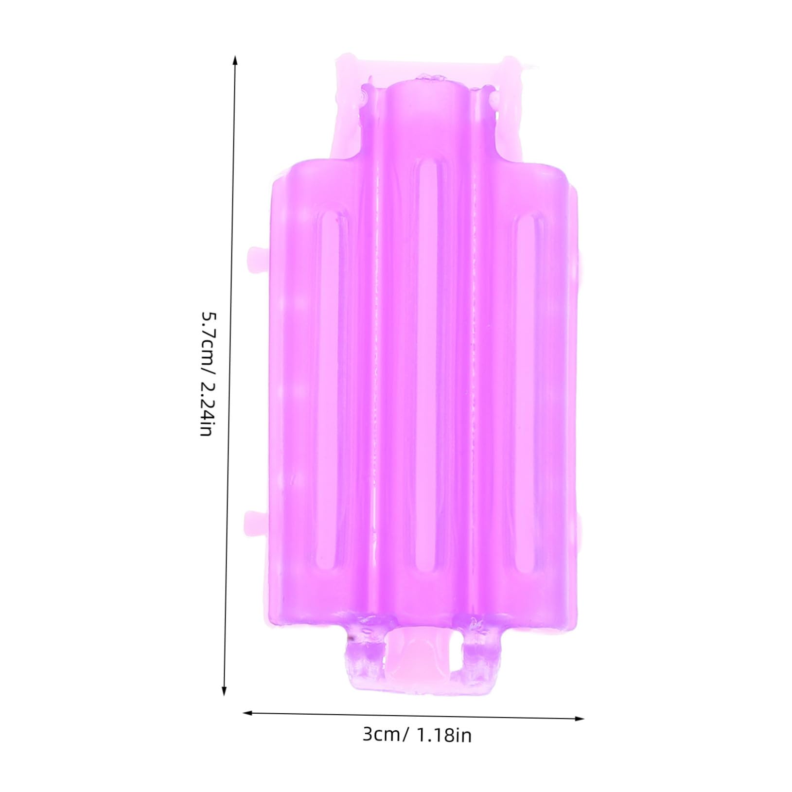 VALICLUD 45pcs Styling Curler Hair Clips Purple and Perm Rods for Salon and Home Use Easy to Carry Non Damaging Curling Tool for Quick and Beautiful Hair Styles