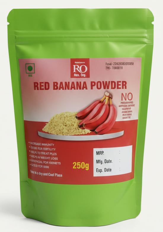 Rex Org Red Banana Health Drink Powder | Natural & Nutritious Drink Mix | Easy to Prepare | No Preservatives or Added Sugar | 250g-image-27