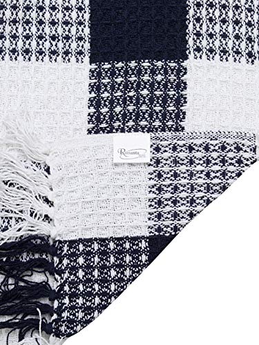 Ramanta Home Buffalo Plaid Cotton Throw Blanket #TOP26