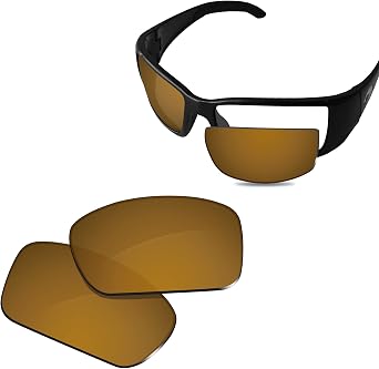 100% Precise-Fit Replacement Sunglass Lenses for Costa Del Mar Blackfin - Polarized Bronze Gold Mirror