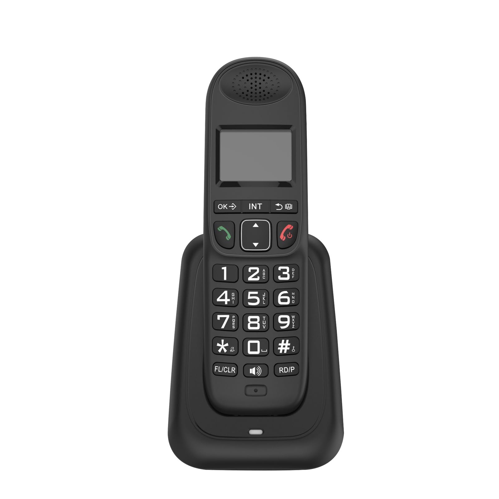 Téléphone de bureau au design rétro classique, téléphones fixes avec affichage rétroéclairé pour bureau à domicile, téléphone terrestre pour contrôle du volume à la maison (blanc)